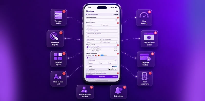 Common Problems That Make WooCommerce Checkout Hard To Use On Mobile