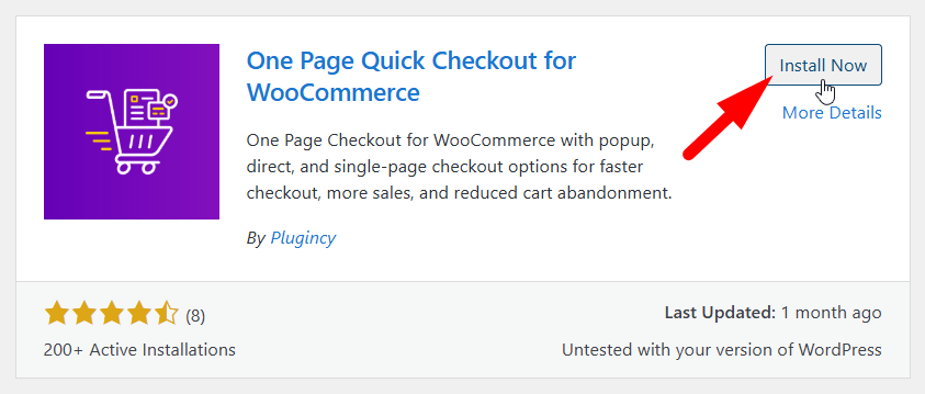 One Page Quick Checkout for WooCommerce plugin