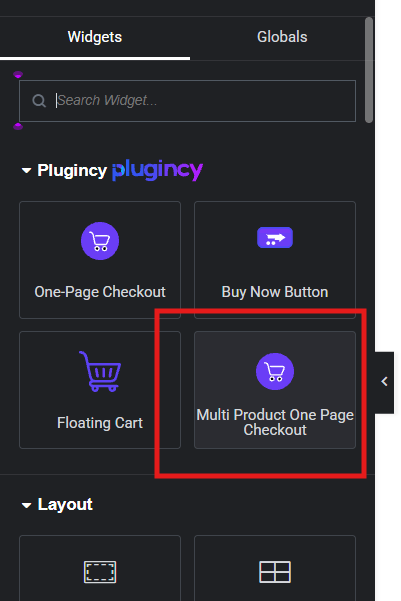 installing one page checkout Using Elementor