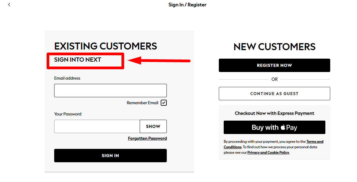 forcing Mandatory account creation before checkout