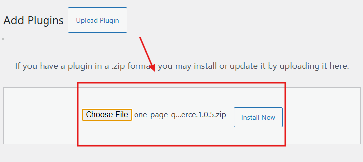 upload the pro version of One Page Quick Checkout plugin